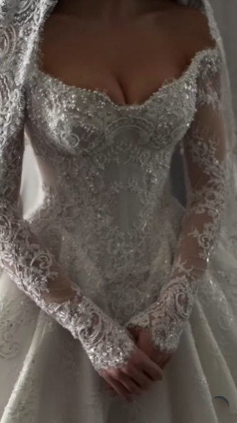 Elegant Bridal Dress Ball Gown Off The Shoulder White Lace Wedding Dresses Minimalist Bridal Gowns DP1620