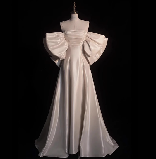Romantisches Brautkleid Ballkleid Off The Shoulder Brautkleider Minimalistische Brautkleider DP1655