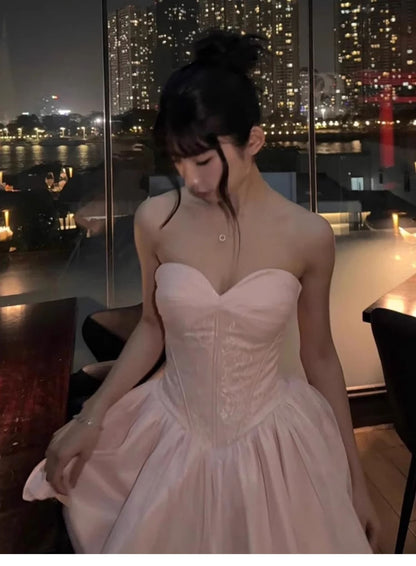 Simple A line Sweetheart Pink Lace Short Homecoming Dress Summer Hoco Dresses Cocktail Dress P1768