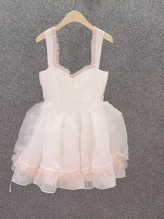 Cute A line Short Homecoming Dress Summer Pink Hoco Dresses Cocktail Dress For Senior Teens DP1772