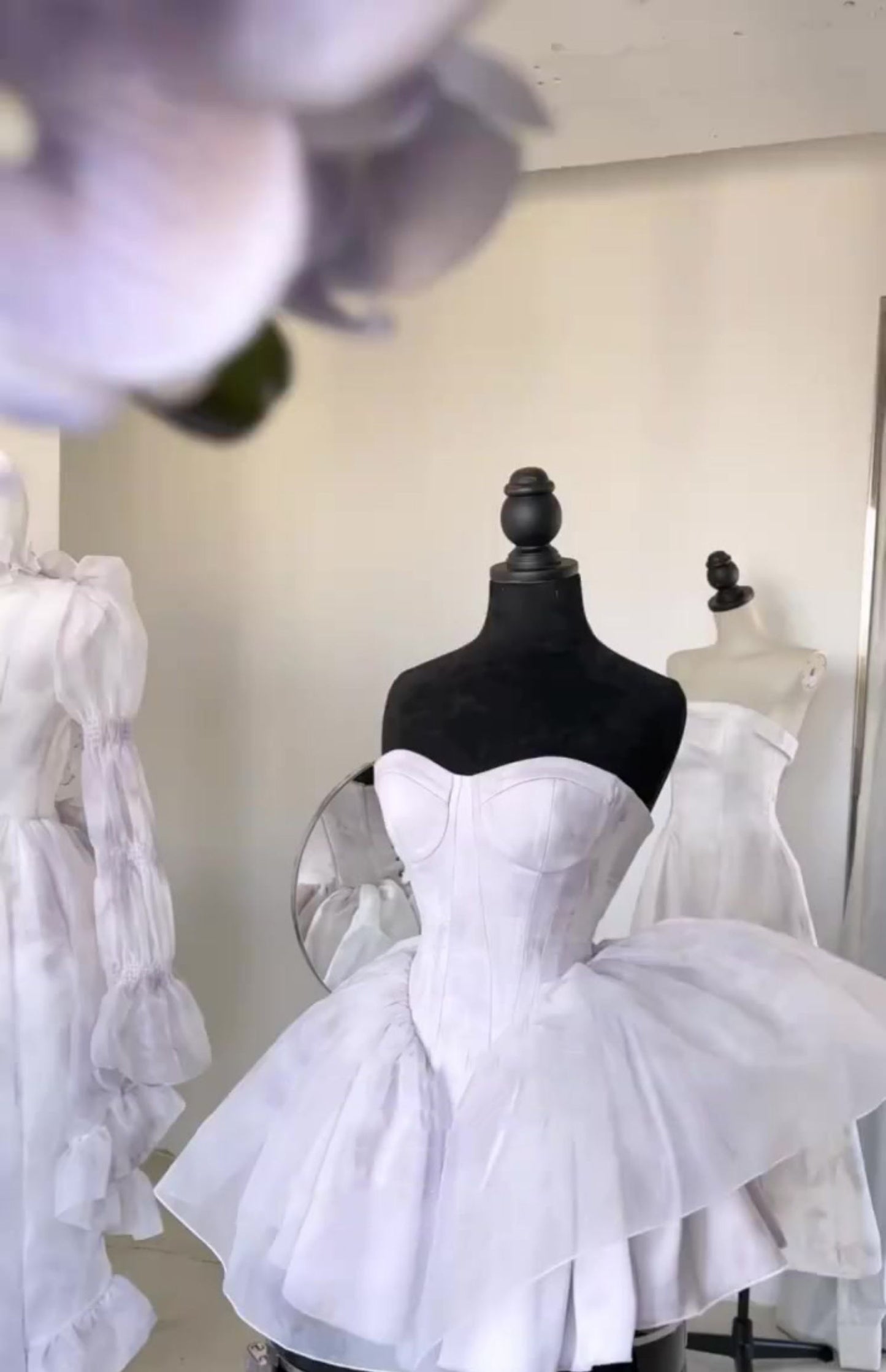Jolie robe de bal courte en tulle lilas, robe de soirée d'été Hoco, robe de cocktail pour adolescentes DP1791