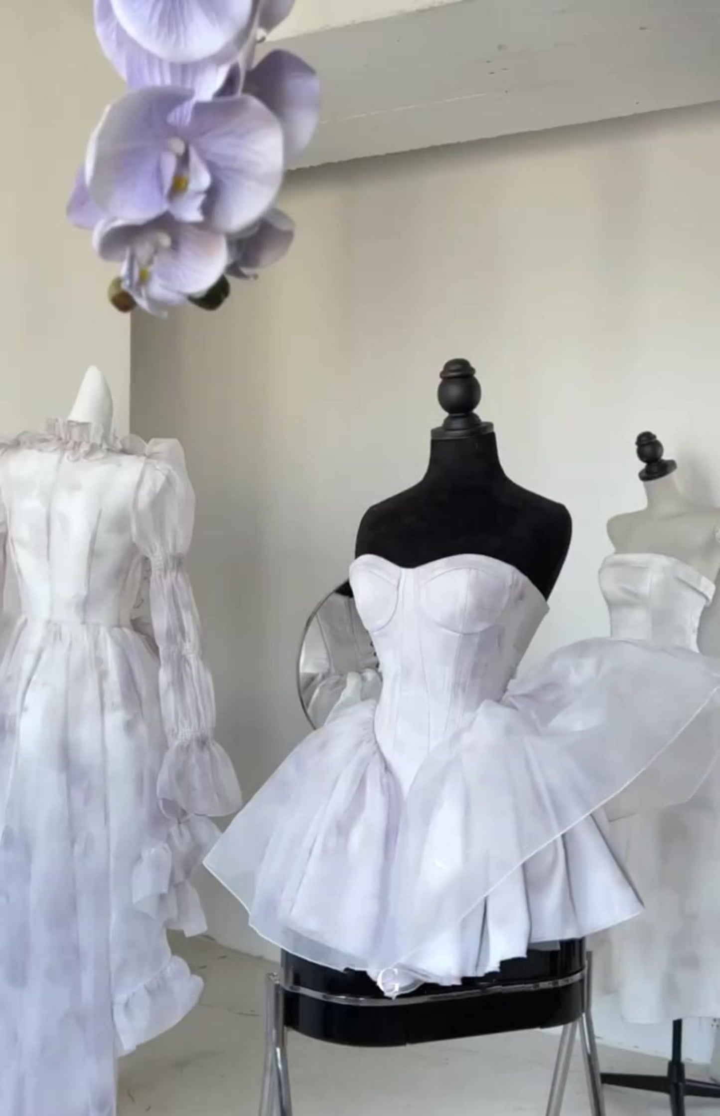 Jolie robe de bal courte en tulle lilas, robe de soirée d'été Hoco, robe de cocktail pour adolescentes DP1791