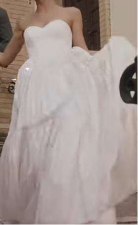 Simple Wedding Dress Ball Gown Strapless Satin White Long Wedding Dresses Bridal Gowns DP1829
