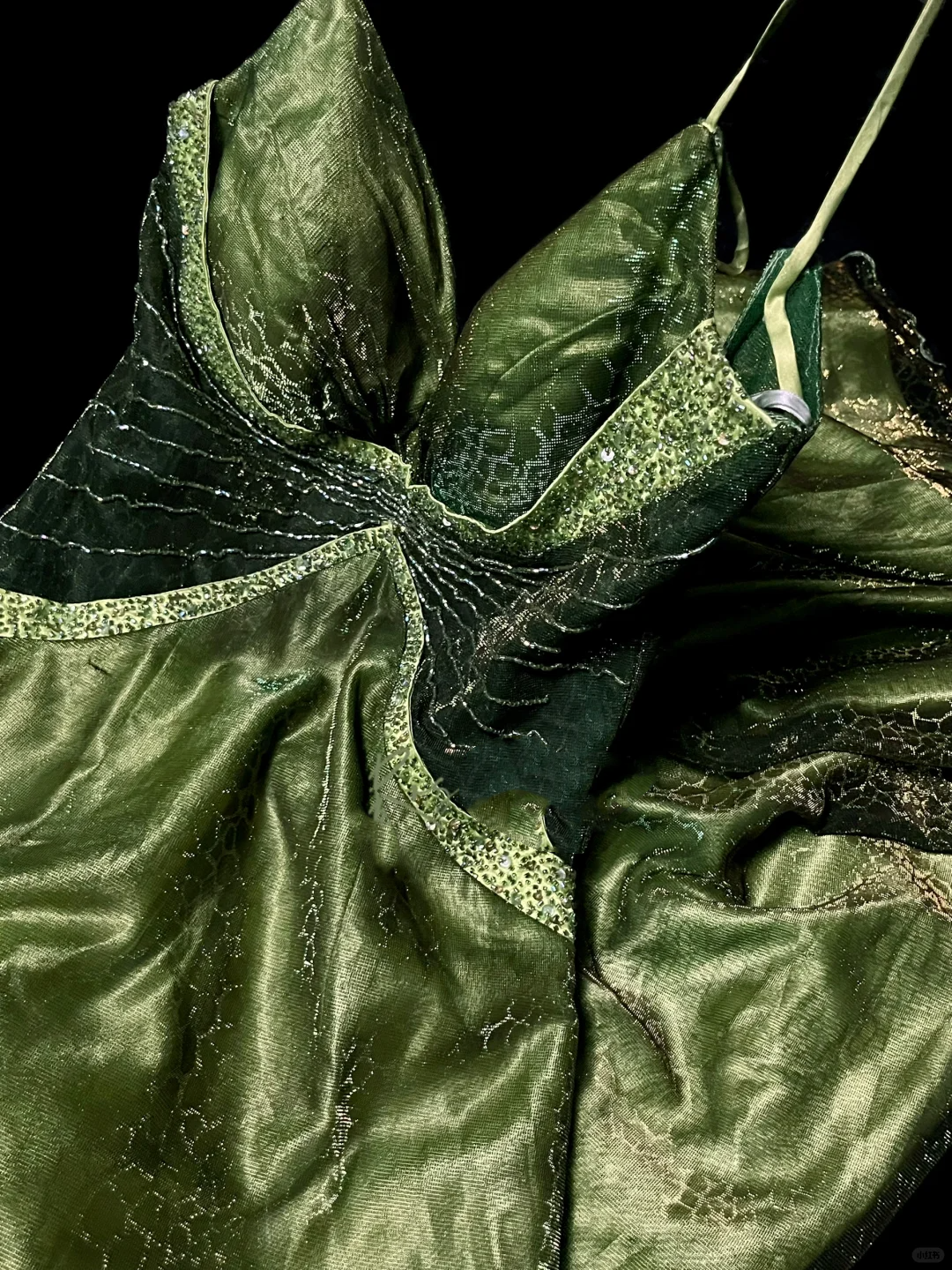 Robe de bal longue à paillettes et dos nu, style sirène vintage, bretelles spaghetti, verte, robe de soirée, robe de remise de diplôme, DP2054