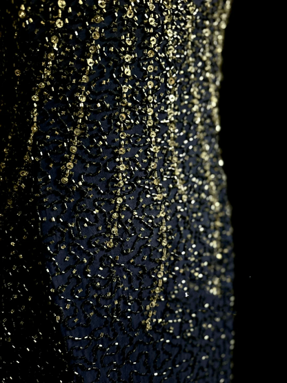 Hübsches Meerjungfrau-Neckholder-Kleid mit Pailletten, rückenfrei, marineblau, langes Abendkleid, formelle Sommerkleider für Hochzeitsgäste, Outfits für Hochzeitsgäste, DP2068