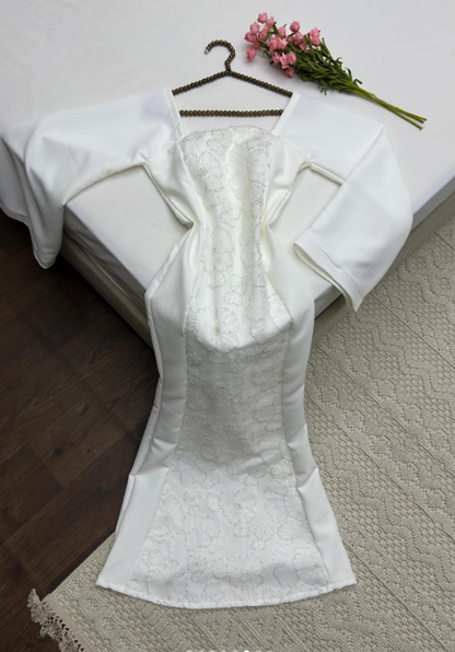 Classy Sheath Square Neck Long Prom Dresses Formal Summer Wedding Guest Dresses Wedding Guest Outfit DP2236