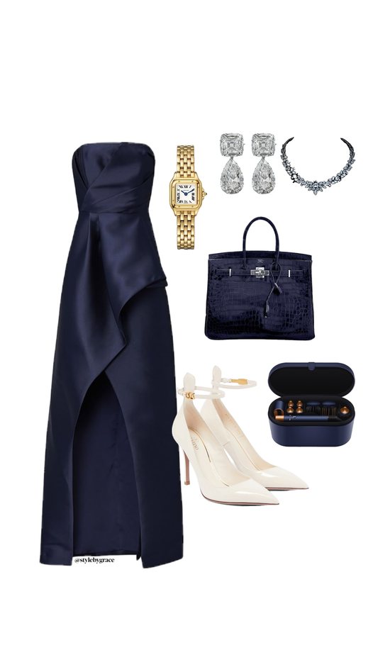 Klassisches, trägerloses, marineblaues, langes Satin-Ballkleid in A-Linie, formelles Sommerkleid für Hochzeitsgäste, Outfit für Hochzeitsgäste, DP2245