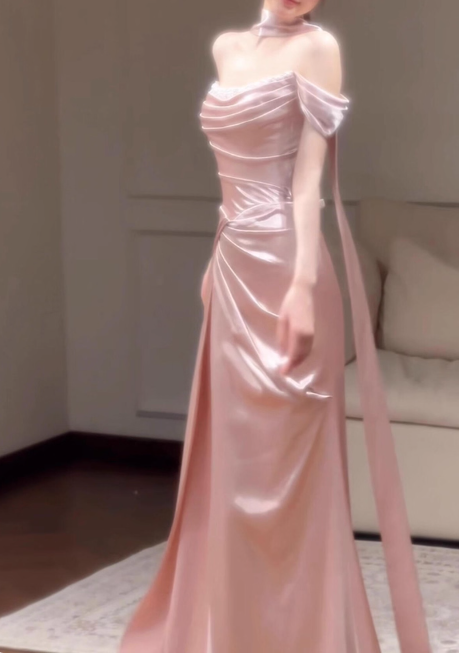Robe de bal courte à bretelles spaghetti, gris argenté, robe de soirée courte, robe de bal Hoco DH2684
