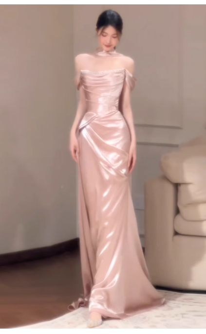 Robe de bal courte à bretelles spaghetti, gris argenté, robe de soirée courte, robe de bal Hoco DH2684