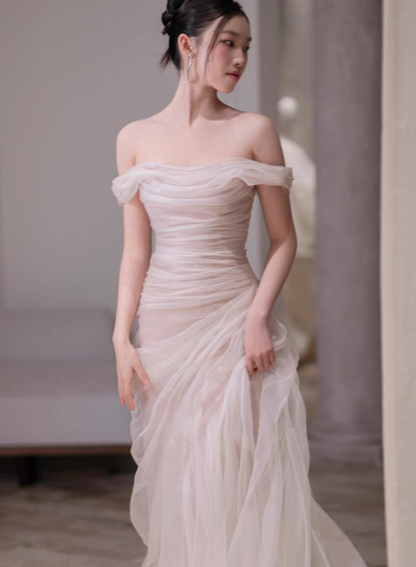 Robe de bal courte à bretelles spaghetti, gris argenté, robe de soirée courte, robe de bal Hoco DH2684
