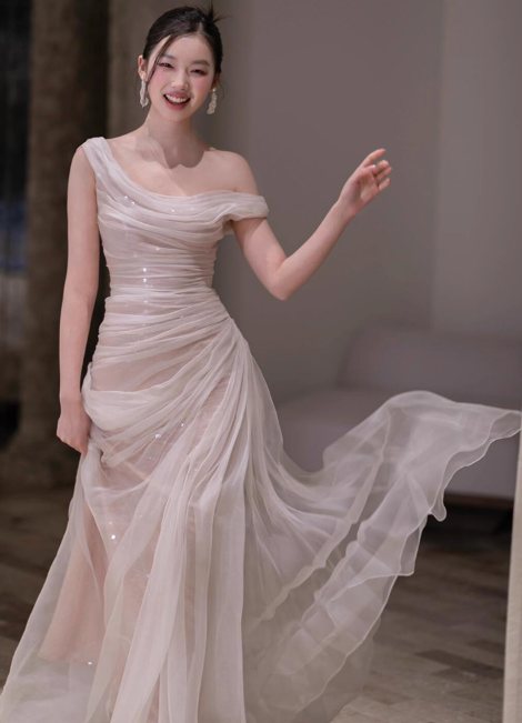 Robe de bal courte à bretelles spaghetti, gris argenté, robe de soirée courte, robe de bal Hoco DH2684