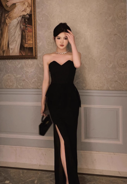 Robe de bal courte à bretelles spaghetti, gris argenté, robe de soirée courte, robe de bal Hoco DH2684
