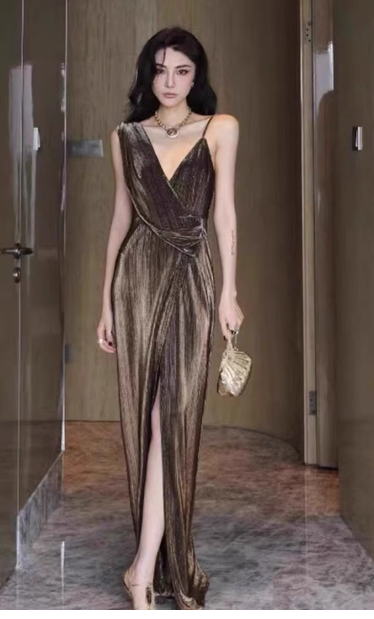 Robe de bal courte à bretelles spaghetti, gris argenté, robe de soirée courte, robe de bal Hoco DH2684