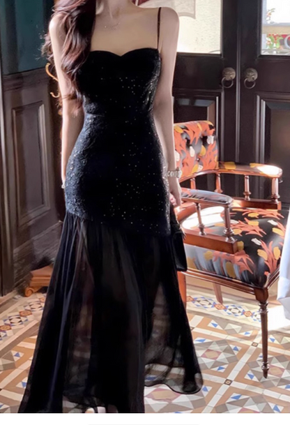 Robe de bal courte à bretelles spaghetti, gris argenté, robe de soirée courte, robe de bal Hoco DH2684