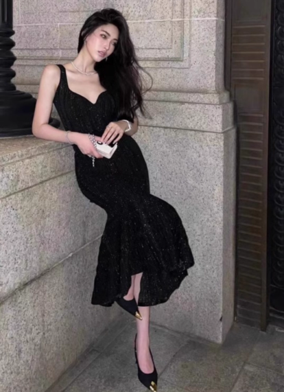 Robe de bal courte à bretelles spaghetti, gris argenté, robe de soirée courte, robe de bal Hoco DH2684