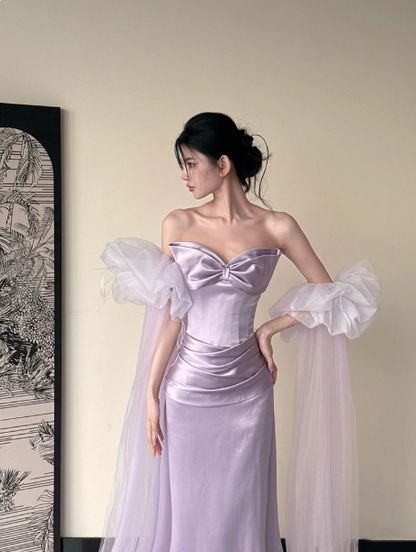 Robe de bal courte à bretelles spaghetti, gris argenté, robe de soirée courte, robe de bal Hoco DH2684