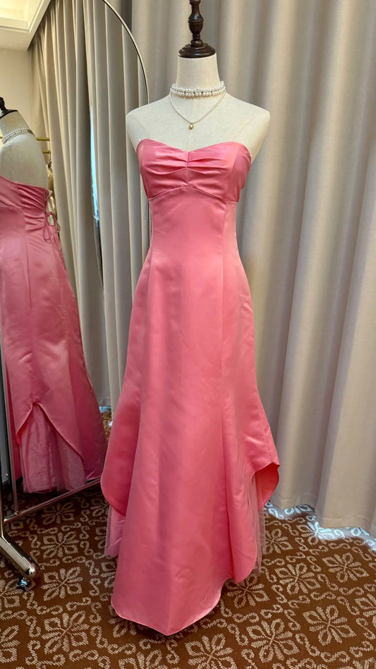Robe de bal courte à bretelles spaghetti, gris argenté, robe de soirée courte, robe de bal Hoco DH2684