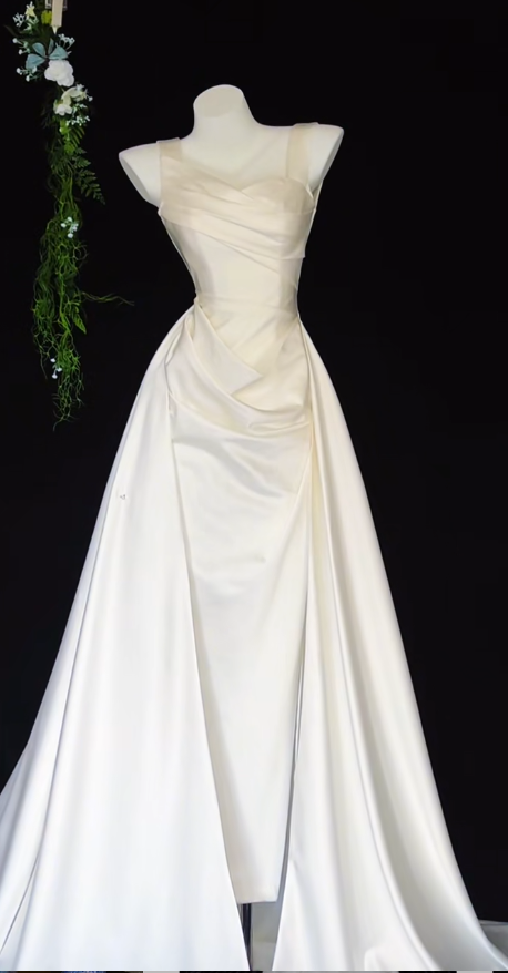 Robe de bal courte à bretelles spaghetti, gris argenté, robe de soirée courte, robe de bal Hoco DH2684