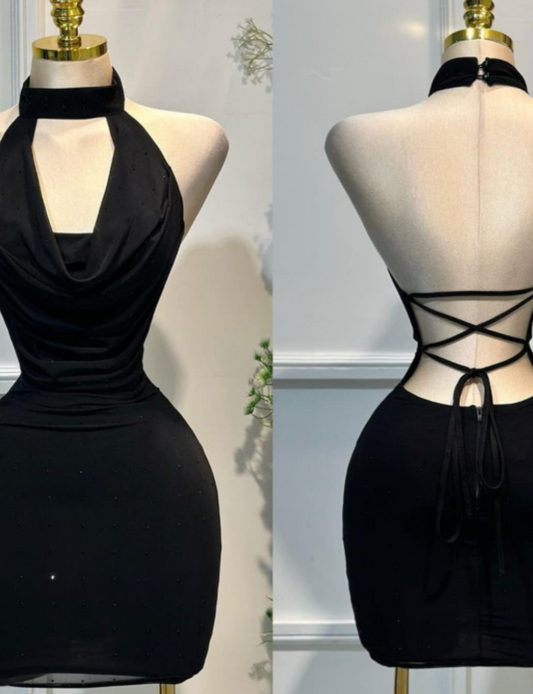 Robe de bal courte à bretelles spaghetti, gris argenté, robe de soirée courte, robe de bal Hoco DH2684