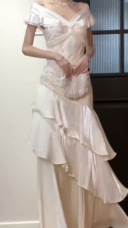 Robe de bal courte à bretelles spaghetti, gris argenté, robe de soirée courte, robe de bal Hoco DH2684