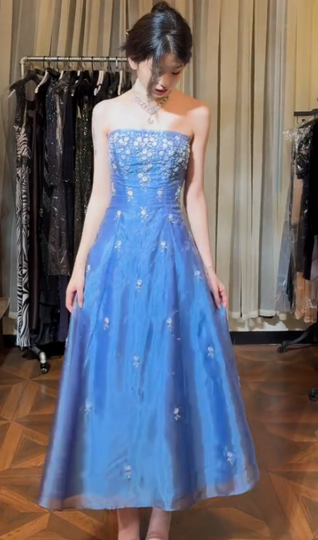 Robe de bal courte à bretelles spaghetti, gris argenté, robe de soirée courte, robe de bal Hoco DH2684