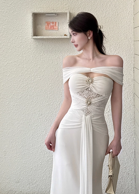 Robe de bal courte à bretelles spaghetti, gris argenté, robe de soirée courte, robe de bal Hoco DH2684