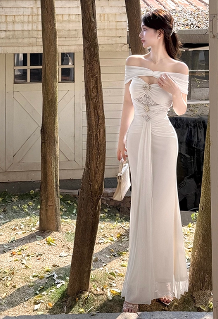 Robe de bal courte à bretelles spaghetti, gris argenté, robe de soirée courte, robe de bal Hoco DH2684