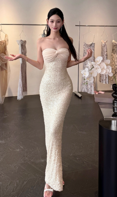 Robe de bal courte à bretelles spaghetti, gris argenté, robe de soirée courte, robe de bal Hoco DH2684