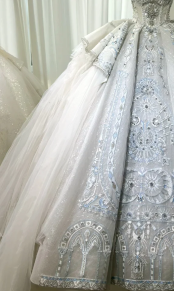 Timeless Strapless Ball Gown Tulle Wedding Dresses White Bridal Gowns DP3185