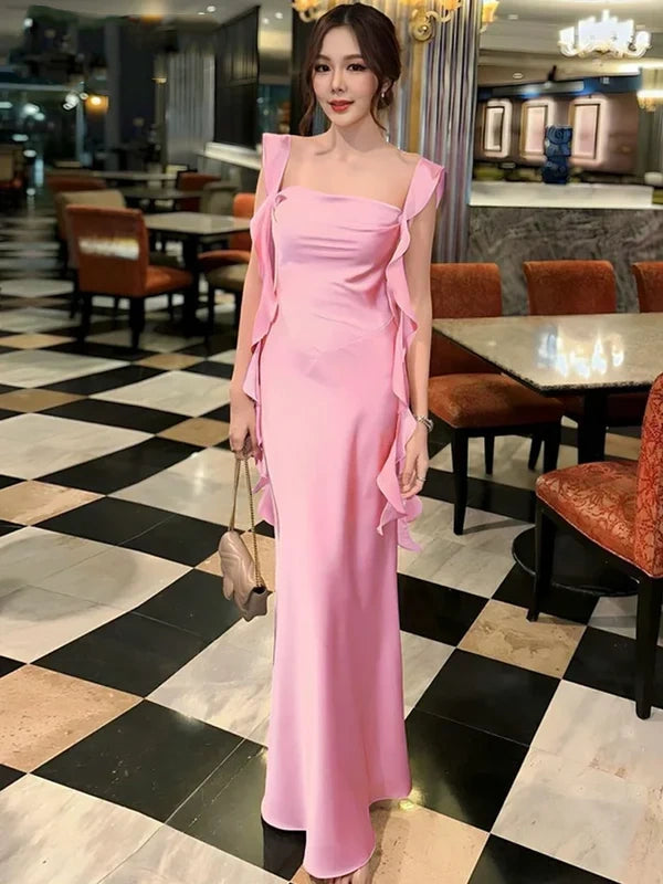 Pretty Strapless Prom Dress Mermaid Long Evening Dress Graduation Dress DP486