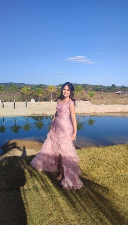 Lace Tiered Long Prom Dress Evening Gown Charming Wholesale Formal Dress DP501