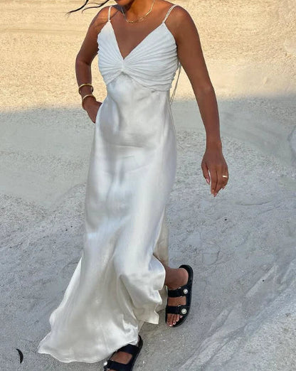 Classy Mermaid Spaghetti Straps Long Prom Dress Graduation Dresses DP513