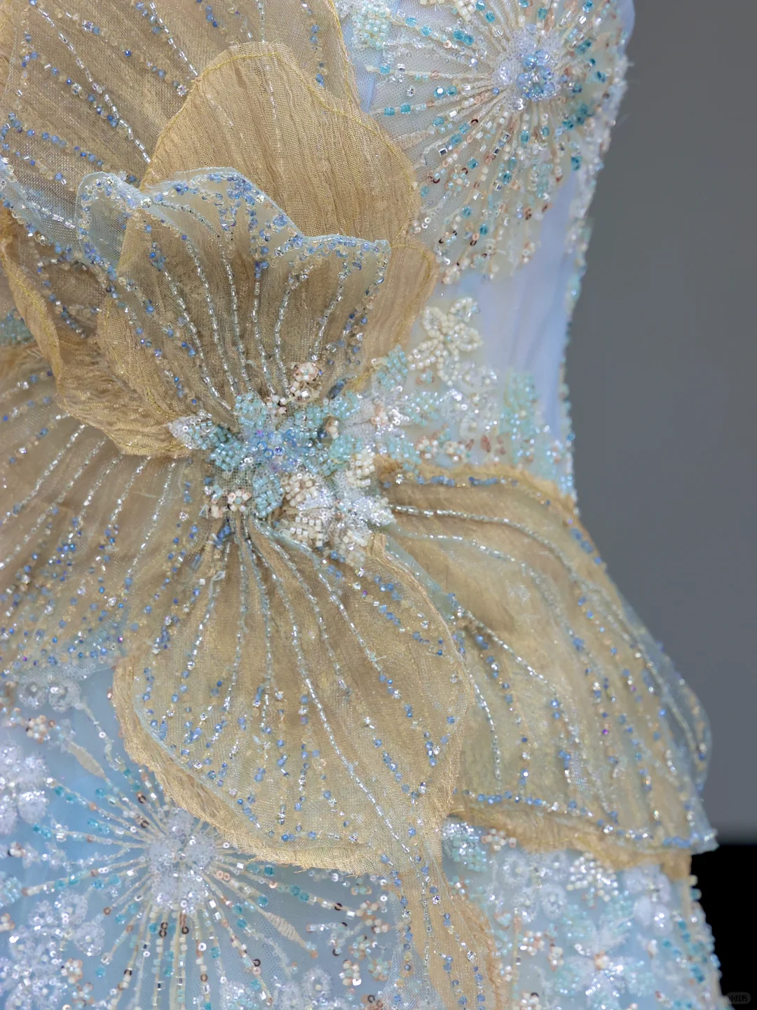 Gorgeous A line Spaghetti Straps Blue Sequin Long Prom Dress Party Dress Graduation Dresses DP821