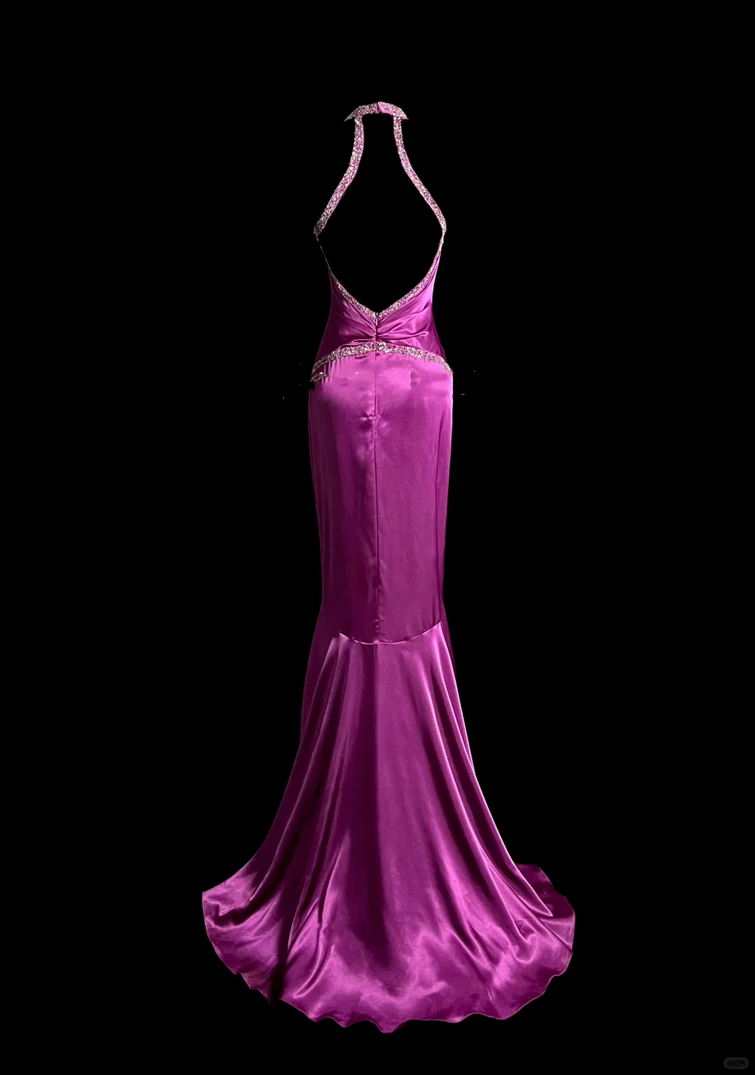 Robe de soirée élégante et glamour, style sirène, dos nu, en satin, tenue de bal longue, DP914