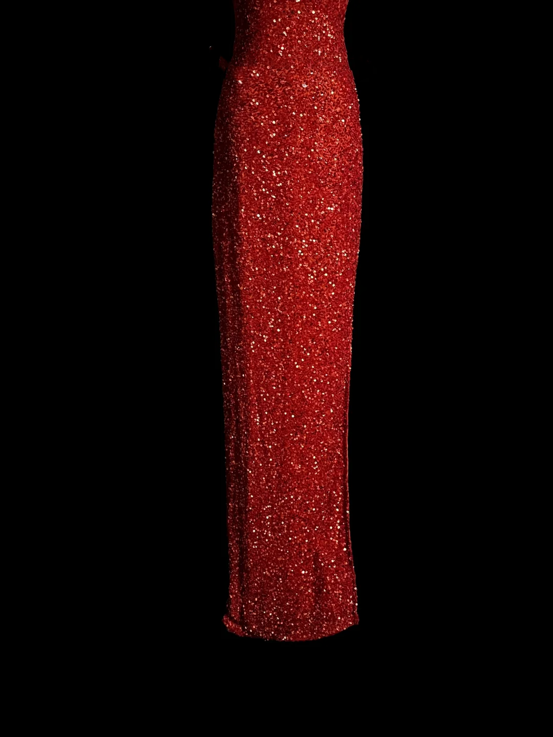 Elegant Glamour Mermaid Strapless Sequin Red Long Prom Dresses Party Dress Evening Dress DP923
