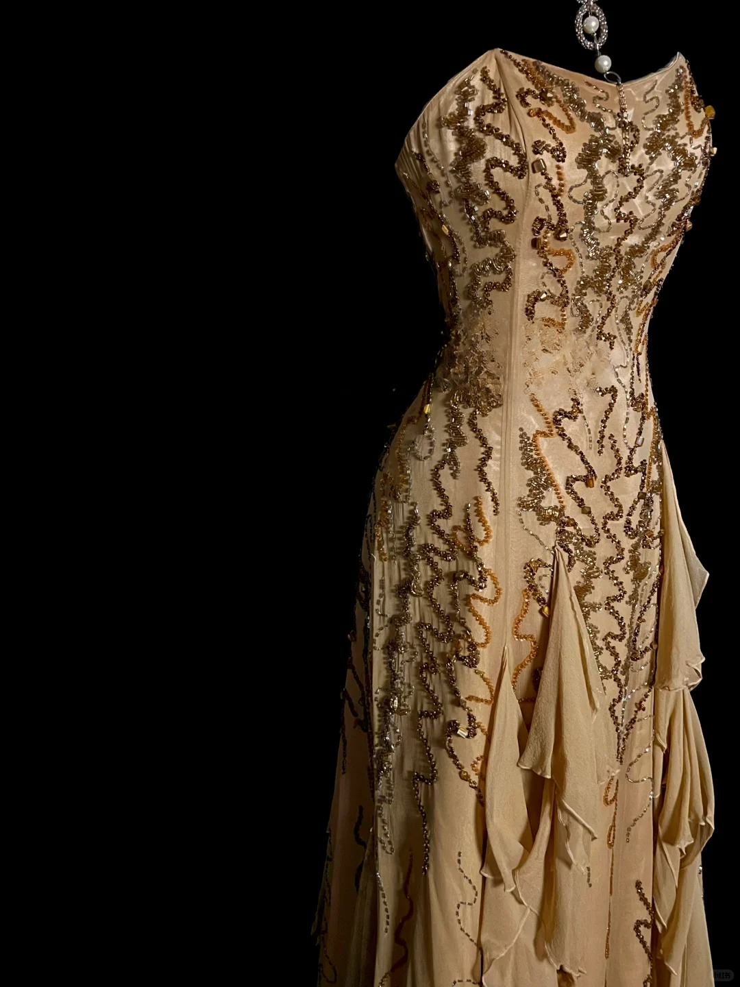 Elegant Glamour Mermaid Sweetheart Sequin Gold Chiffon Long Prom Dresses Party Dress Evening Dress DP925