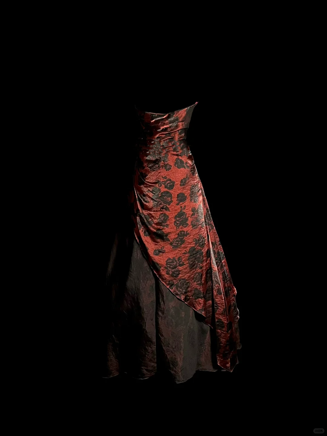 Robe de bal rétro bustier bordeaux en tulle floral, longue robe de soirée, DP944