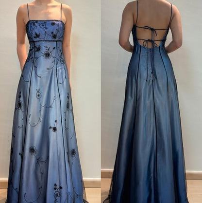 Robe de bal courte à bretelles spaghetti, gris argenté, robe de soirée courte, robe de bal Hoco DH2684
