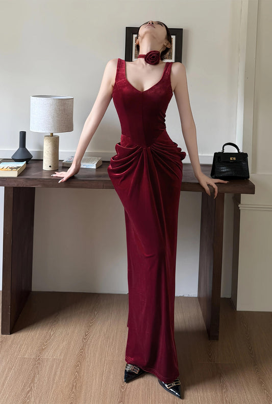 Robe bleue pour femme S101
