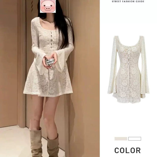 White  Women's Dress S713