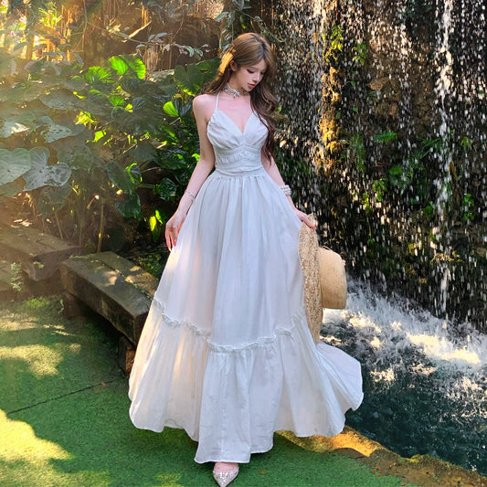 White Women Dress S951