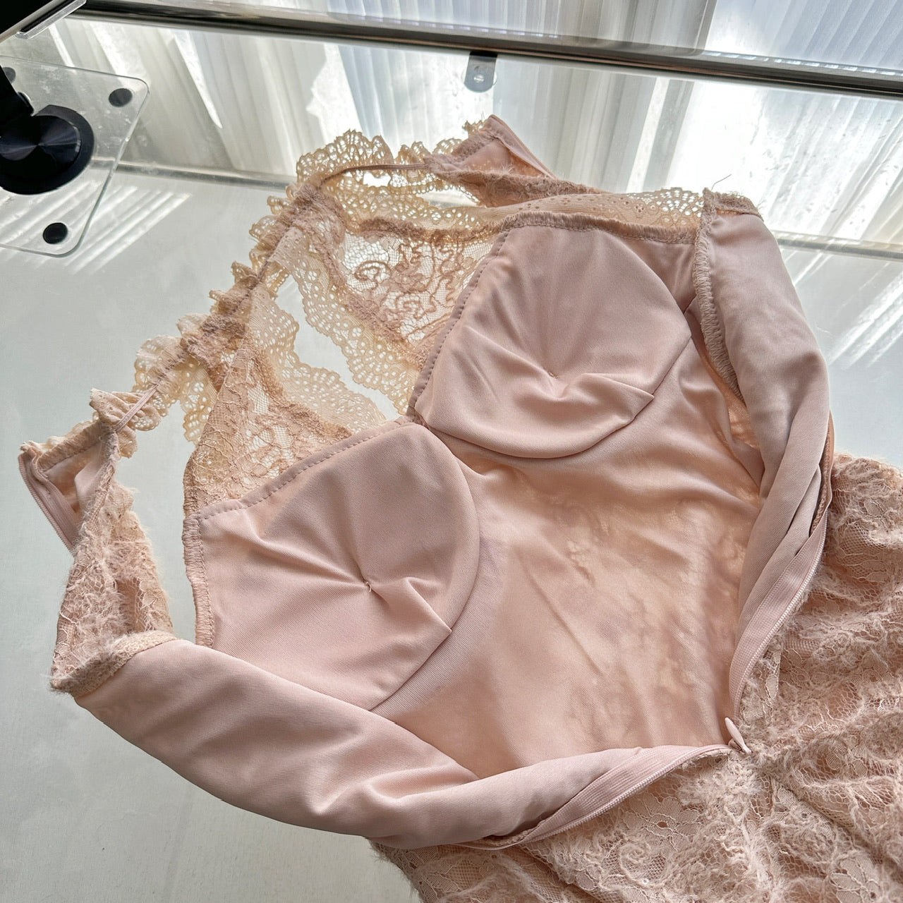 Sexy Sheath Jewel Floral Pink Lace Summer Dress Holiday Party Outfits For Women DP0087