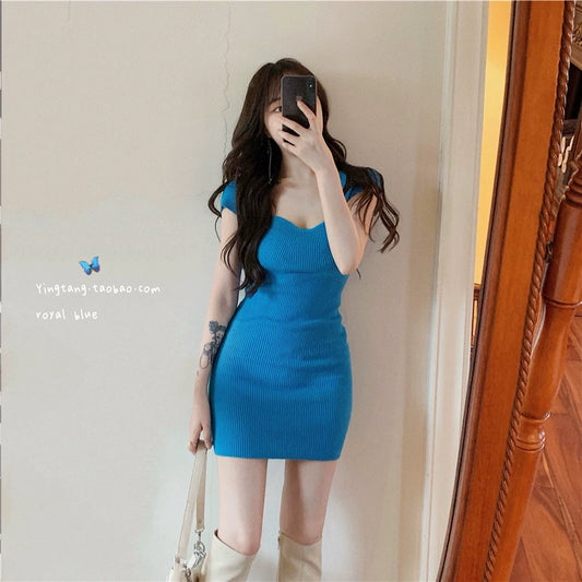 Blue Women's Dress S208