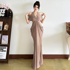 Sexy Champagne Dress S655