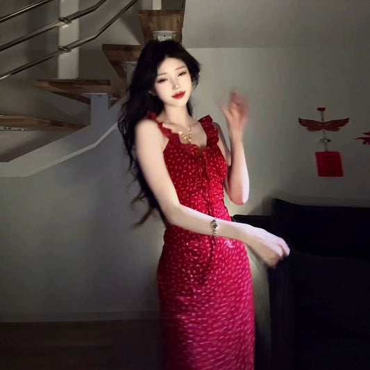 Fashion Red Dress S725