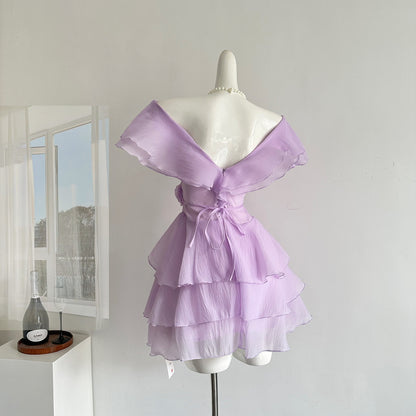Robe d'été mignonne à col en V et manches longues pour filles, tenue de fête et de vacances, DP0154