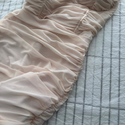 Robe fourreau courte rose à fleurs, décolleté en cœur, tenue d'été pour les fêtes et les anniversaires, DP0141