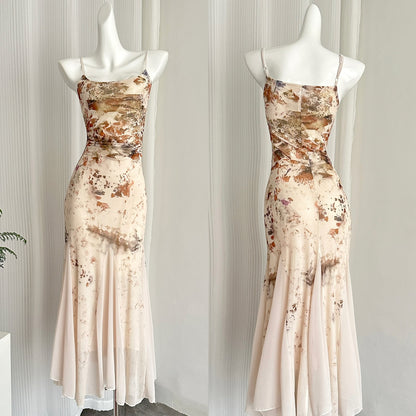 Sweet Mermaid 2 Piece Long Women Summer Holiday Holiday Dresses DP0022