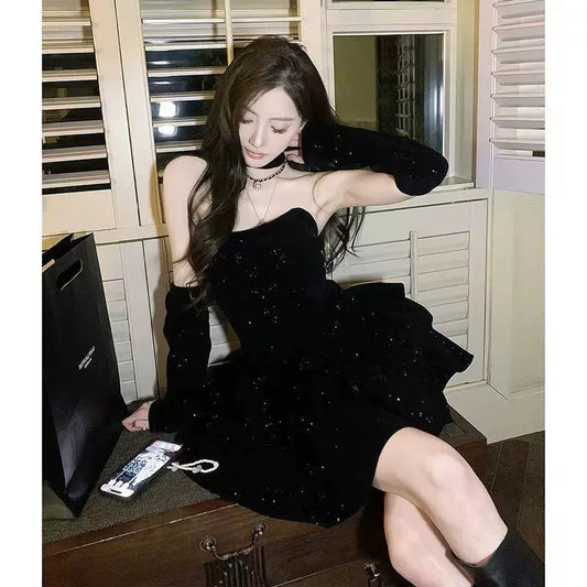 Black Women's Dress S185