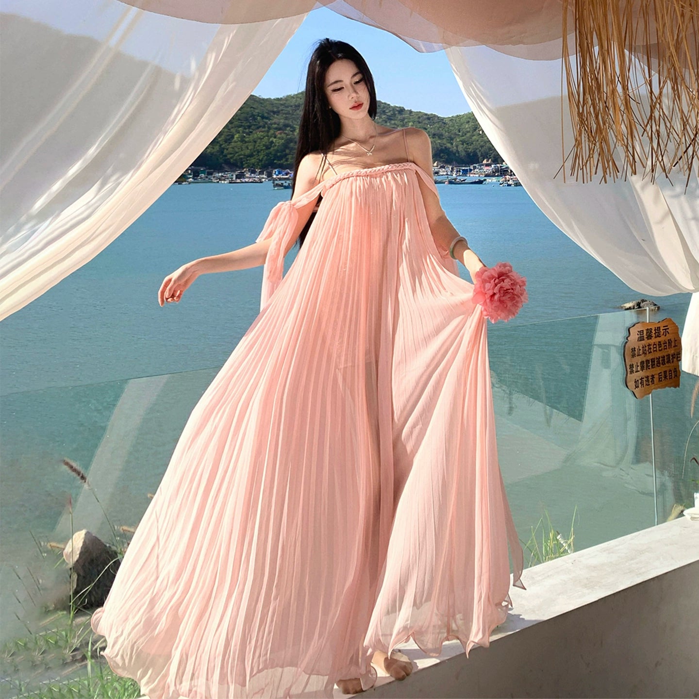 Pink Women’s Dress S932